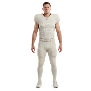 Conjunto de Uniforme de Fútbol Americano sin Mangas para Hombre, Número 12, Cuello en V, Transpirable, con Estampado por Transferencia de Calor, en Poliéster - Product Image 1
