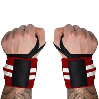 Bandes de maintien pour poignets antidérapantes, respirantes, élastiques, à double bande, avec boucles pour le pouce, fermeture auto-agrippante, durables, style sport, sangle de gym pour l'entraînement
