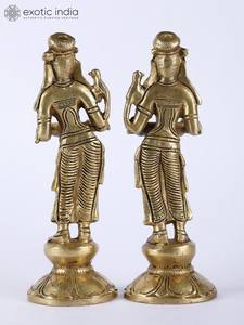 Estatua Grande de Latón del Señor |   Artesanía Metálica Moderna Hecha a Mano, Dios Hindú de la Fortuna, Decoración para el Hogar o Templo - Product Image 4