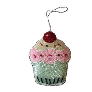 Christmas Candy Embroidery Seed Beaded Keychain Keyring Customized Modern Charm For Bag Gift Ethnic <b>Key</b> <b>Holder</b> Purse Accessory - Product Image 4