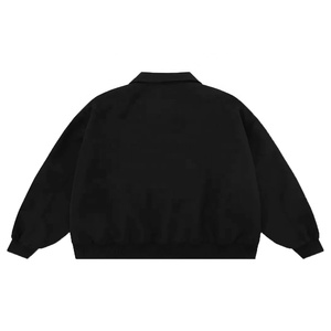 Veste bomber surdimensionnée unisexe pour homme de haute qualité, personnalisée, avec fermeture éclair, en tissu toile, imperméable et à séchage rapide - Product Image 2
