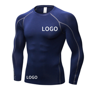 OEM Custom Logo Short Sleeve Rash Guard <b>Men</b> <b>Compression</b> <b>Shirts</b> Sublimation Printed MMA Boxing Gym Training Top Rash guard - Product Image 3
