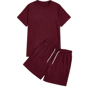 Conjunto Deportivo para Hombre, Camiseta y Pantalones Cortos, Ropa Deportiva Informal para Gimnasio, Entrenamiento Atlético, Dos Piezas - Product Image 5