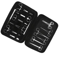 Kit d'instruments vétérinaires pour chirurgie générale, ensemble de base durable en acier inoxydable, approuvé ISO, COBECO INSTRUMENTS