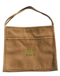 Eco Bags <b>Canvas</b> <b>Tote</b> Bag Large Shoulder Handle Shopping Bag for Groceries Letter Pattern Reusable - Product Image 2