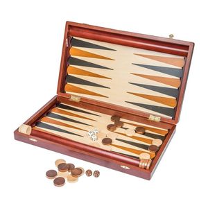 High-Quality Leather Portable <b>Backgammon</b> Board Game <b>Set</b> ODM/OEM Brand LS Model Factory Professional Personalized Pieces Travel - Product Image 1