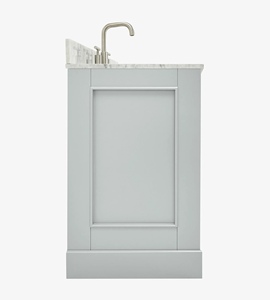 Mueble de Baño Personalizado Mary de 37 Pulgadas con Lavabo a la Izquierda, Solo Mueble, 3 Opciones de Acabado, Fabricante OEM de Vietnam - Product Image 3