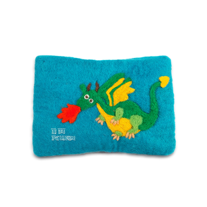 กระเป๋าใส่เหรียญผ้าสักหลาดลายมังกรแสนน่ารัก - Product Image 2