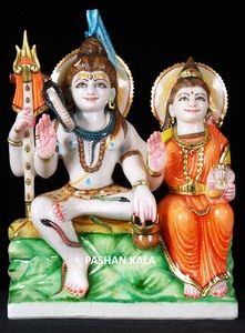 Estatuillas de mármol hecho a mano, Shiv Pariar - Product Image 3