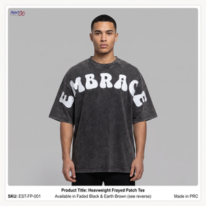 T-shirt Streetwear Vintage Personnalisable pour Homme, 400g, Coton Peigné Filé à l'Anneau, Lavage Acide, Coupe Oversize, Manches Courtes - Product Image 5