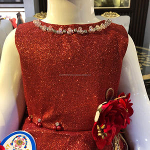 ชุดเดรสสำหรับเด็กผู้หญิงพร้อมที่คาดผมผ้าขนแกะสไตล์ร่มผ้าขนแกะสำหรับฤดูใบไม้ผลิ - Product Image 4