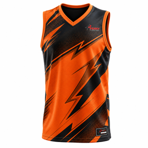 Maillot de basket-ball de qualité professionnelle, conçu pour l'entraînement et les compétitions de basket-ball en salle et en extérieur. - Product Image 1