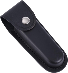 Handmade Leather Pouch For Folding Knives Genuine Leather Folding Knife Sheath Durable Protective <b>Belt</b> Case Handcrafted Outdoor - Product Image 1