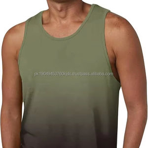 <b>Men's</b> High Quality Quick Dry Gym <b>Tank</b> <b>Top</b> Custom Solid Color Breathable Knitted <b>Top</b> Button Embroidery Many Colors Available! - Product Image 1