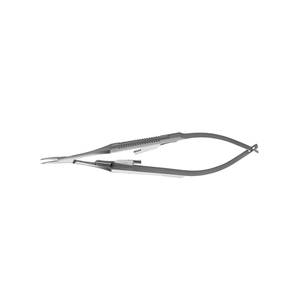 Porte-aiguille Castroviejo micro-courbé lisse 14 cm, instrument chirurgical dentaire en acier inoxydable, kit d'outils de suture de précision - Product Image 4