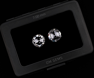 OM GEMS Diamant de laboratoire de 7,0 mm, taille ronde rose, couleur D VVS, pierre libre pour la fabrication de bijoux, vente en gros, diamant de laboratoire en vrac - Product Image 3