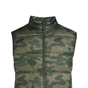 Wholesale Casual Bubble Puffer Vest Unisex Quilted Sleeveless <b>Warm</b> Hooded Bodywarmer Outdoor Winter Jacket Front Custom Accepted - Product Image 5