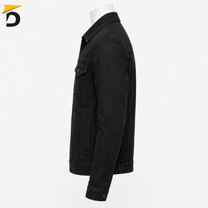 Chaqueta Vaquera Estilosa para Hombre, Impermeable, Transpirable, Ecológica, Estilo Urbano, Detalles Clásicos, Acabado Moderno para un Movimiento Cómodo - Product Image 3