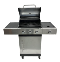 Brasero extérieur à bois avec support pliable, grille de cuisson et design compact pour le camping et les pique-niques
