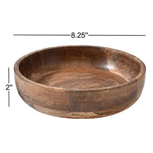 Entryway Coffee Table Dark Wood Catchall Bowl Flat Bottom <b>Key</b> & Wallet <b>Organizer</b> - Product Image 2