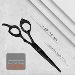 Ciseaux de barbier professionnels de qualité supérieure en acier inoxydable, à lame tranchante, robustes et de précision, pour salon. - Product Image 6