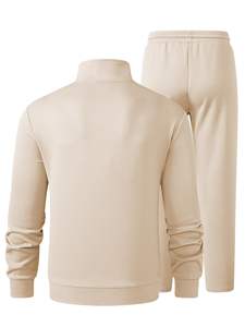 Chándal de Invierno de Alta Calidad, Nuevo Producto, con Logotipo Personalizado, Estampado en Blanco, Talla Grande, Transpirable, de Algodón, Unisex - Product Image 3