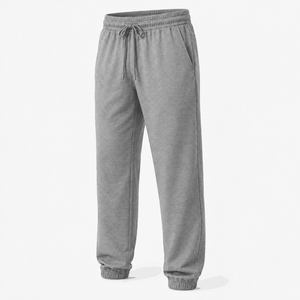 Pantalones Jogger de Forro Polar Azul Marino para Mujer, Cintura con Cordón, Largos, Casuales, Color Sólido, Transpirables, Tejido de Punto, Corte Holgado - Product Image 6