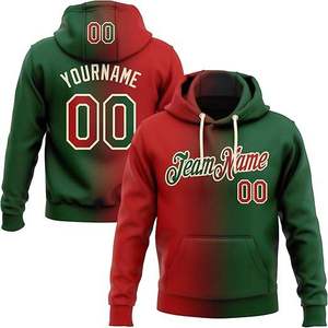 Sudadera con capucha de béisbol de algodón premium, forro polar grueso, mezcla de poliéster transpirable para deportes - Product Image 1