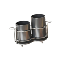 Moderno y Creativo Porta Cubiertos Multifuncional de Acero Inoxidable de Tamaño Mediano, Personalizable, Elegante Organizador para Cucharas, Tenedores y Cuchillos - Product Image 5