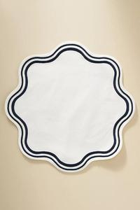 Bearfit Handmade 100% cotton <b>Canvas</b> Organic Eco-Friendly European Style Placemats Embroidered Madline embroidered placemats - Product Image 2