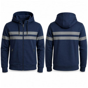 High Quality Polyester Class 2 <b>Waterproof</b> Reflective <b>Jacket</b> Winter Soft Long Sleeve Hoodie Safety Coat Cloth Hoodie with <b>Hi</b> <b>Vis</b> - Product Image 1