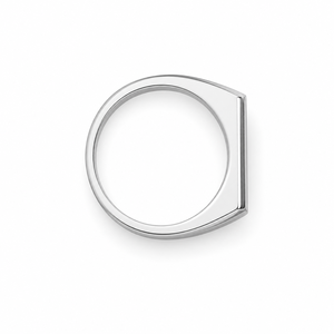 925 Sterling Silver <b>Mens</b> Diamond Three Row Channel Set <b>Ring</b> High Polish Finish Bold Modern Wedding Band Party Daily Wear Gift fo - Product Image 4