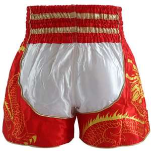 Pantalones Cortos de Muay Thai Personalizados, Pantalones Cortos de Boxeo Tradicionales de Satén, Unisex, para Entrenamiento de Artes Marciales, Diseño de Sublimación OEM - Product Image 5