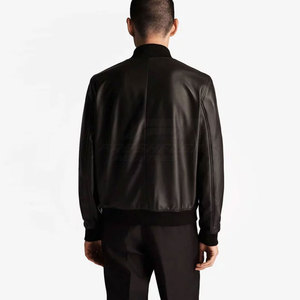 Chaqueta de Cuero para Hombre, Informal, Transpirable, Cómoda, de Fabricación Profesional, para Uso en Exteriores, Chaqueta de Cuero para Invierno - Product Image 3