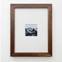 Marco de Fotos de Madera Ecológico Hecho a Mano, Más Vendido, para Decoración del Hogar, Diseño Elegante, Soporte Trasero Resistente, Ligero