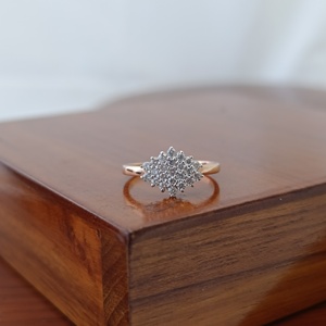 นามิวา วีเอ็มจี 52 แหวนดอกไม้สำหรับผู้หญิงดีไซน์หรูหรางานแต่งงานงานหมั้นเครื่องประดับชั้นดีของขวัญ - Product Image 2