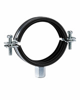 Collier de serrage pour tuyau fendu de 6 po (150NB) en acier galvanisé de haute qualité, avec revêtement en caoutchouc EPDM, robuste, type Chilli Clamp