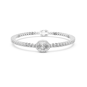 Pulsera de Diamantes Moissanite de Diseño Superior con Diseño Geométrico Moderno para Mujeres a la Moda, Disponible a Precio de Mayoreo - Product Image 4