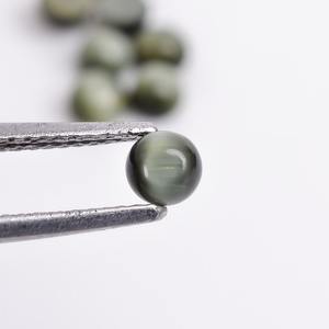 Offre Spéciale : Cabochon Rond Calibré Œil de Chat Naturel 6mm Effet Intense pour Sertissage Bague et Pendentif – Fournisseur B2B d'Œil de Chat - Product Image 3