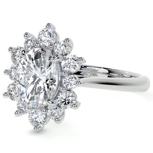 Anillo de Moissanita con Corte Ovalado, Plata de Ley 925, Oro de 18K, Joyería de Lujo para Compromiso, Boda, Promesa, Aniversario - Product Image 3