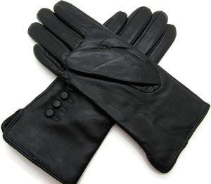 Womens Genuine Soft Leather <b>Gloves</b> Fully Fleece Lined Winter Warm - Product Image 4