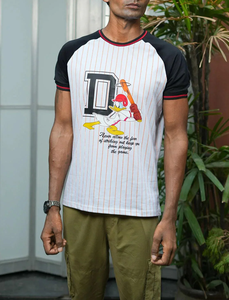 Camiseta de algodón suave y transpirable para hombre, cuello redondo, manga corta, con estampado gráfico personalizado, colección de verano. - Product Image 2