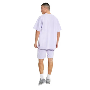 Summer Men's Streetwear Sportswear <b>Set</b> T-Shirts & Shorts 2-Piece Quick Dry 100% Cotton Eco-Friendly Breathable - Product Image 5