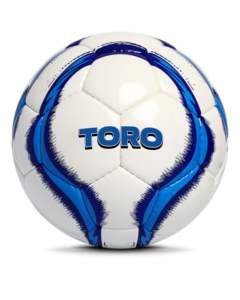 Balón de Fútbol de Entrenamiento Premium TORO SKINS Blue Strike - Talla 5, Curva Potente, Cosido a Máquina, Blanco/Azul Tormenta, Deportes al Aire Libre - Product Image 4