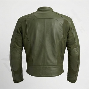 Veste de moto en cuir véritable pour homme de qualité supérieure, nouvelle arrivée, vestes de moto d'hiver, protections amovibles, personnalisables - Product Image 2