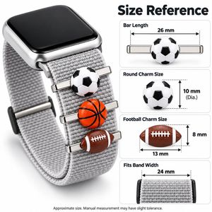 Breloques métalliques personnalisées pour bracelets de montres de sport, accessoires pour montres intelligentes - Product Image 5
