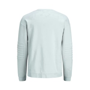 Custom Printed <b>Pullover</b> <b>Men's</b> Sweatshirts 100% Cotton Fleece Fabric Puff Printing Plain Dyed Winter Use Casual Slim Fit Lined - Product Image 5