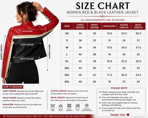 Veste Moto Femme en Cuir PU Rouge et Noir Écologique Respirante Séchage Rapide Fermeture Éclair Col Montant Manches Longues Style Hiver - Product Image 6