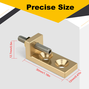Kit de stabilisation de tremolo en laiton pour <span class=keywords><strong>Floyd</strong></span> Rose et autres ponts flottants (FMTS) avec clé à vis - Product Image 2