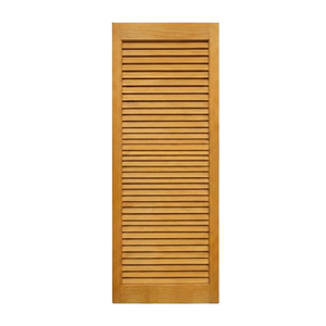 Puertas Interiores de Madera Maciza con Rejillas, Estilo Rústico Moderno con Acabado Liso para Renovación y Decoración del Hogar - Product Image 1